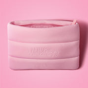 Lash Therapy Australia pink cosmetic bag for storing beauty and hair care products
